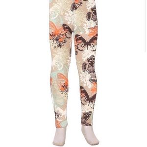Butterfly KIDS LARGE Peachskin Leggings